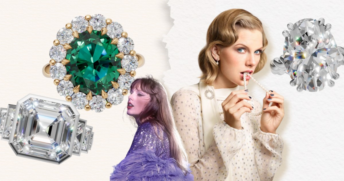 sachin and babi light blue dress Amazon has a $76 version of Taylor Swift's engagement ring main image 0